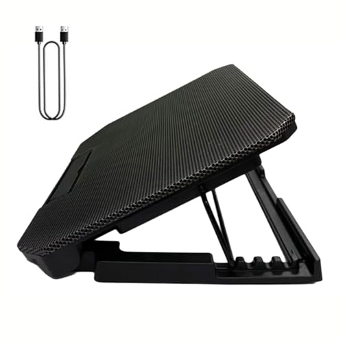 Tapis De Refroidissement Pliable Pour Ordinateur Portable Avec Double | Ventilateur Et 2 Ports USB
