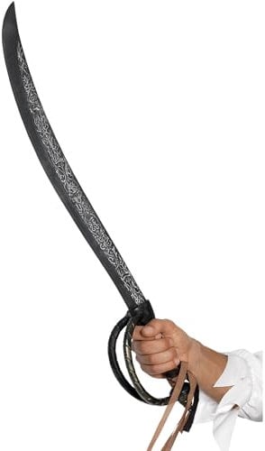 Smiffys Piraten-Schwert, 70cm / 28in, Effekt gealtert, Deluxe Halloween