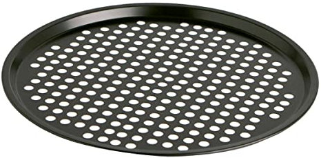 Quid Sweet Grey Bandeja Pizza Acero Pintado 30x0,9cm Acero Carbonatado Apto Horno Antiadherente