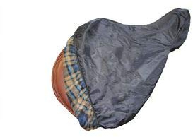 Centaur Waterproof Fleece Lined Saddle Cover (Navy Blue)