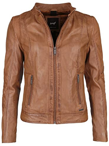 MAZE Damen Lederjacke Marcie Cognac 3XL