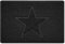Nicoman Star Shape Embossed Entrance Door Mat Non Slip Dirt Trapper PVC Spaghetti Mat with Rubber Base, Jet Washable Quick Drying Doormat Indoor or Outdoor - (Small, Black, 60 x 40cm)