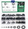Keadic 760Pcs Spring Lock Washer Assortment Kit Black Zinc Plated Alloy Steel, 9 Sizes - M2 M2.5 M3 M4 M5 M6 M8 M10 M12（Kit 10）