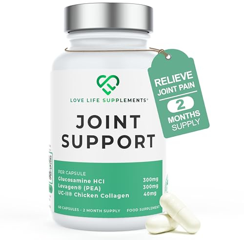 Joint Support Supplement, UC-II® Collagen, Levagen®, Vitamin C, 60 Caps