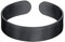 Suplight Knöchel Ring schwarz Edelstahl für Männer Frauen 5mm breit matte Offener Ring verstellbar Band Ring Verlobungsring Ehering Finger Modeschmuck Geschenk für Jahrestag