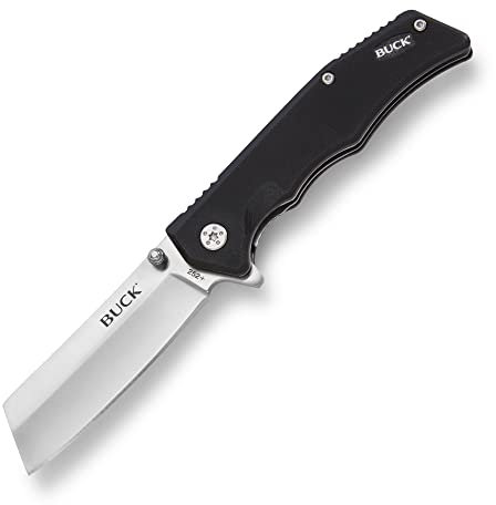 Buck Knives 252 Trunk Faltbare Liner Lock Taschenmesser Hackmesser (schwarz)