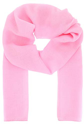 moonbow Foulard Femme Paillettes 20% Coton 80% Viscose Rose pale - Grand Foulard Long et Rectangulaire 180cm x 70cm - Foulard Original Coloré et Pailleté Moderne et Tendance - Etole pour Mariage