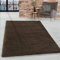 HomebyHome Shaggy Teppich Wohnzimmer 240 x 340 cm - 50 mm Florhöhe Hochflor Wohnzimmerteppich Braun Extra Weich und Flauschig - Langflor Teppiche für Schlafzimmer, Küche, Flur - Carpet, Halı