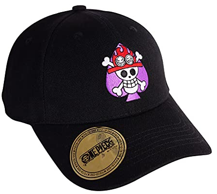 ABYstyle ONE PIECE - Cap - Black - Ace's Skull