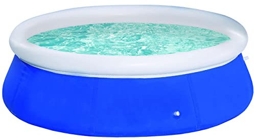 VFM - 2. 4M Jumbo Family Paddling Pool Pvc Inflatable 500 Gallon 2000 Litre Capacity Swimming Super Fun Holiday Summer Garden Swim Splash - Wild 'N Wet