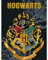 Fleecedecke Hogwarts Wappen Harry Potter, 140 x 100 cm, Qualitätszertifizierung: Oeko-Tex Standard 100