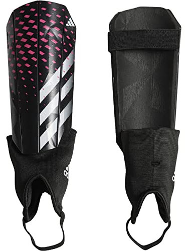 adidas Unisex-Erwachsene Soft Ground Match Predator Schienbeinschoner, Schwarz/Wei /Team Shock Pink, Gr e S