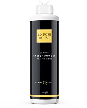 The Posh House - Carpet Powder Refresher | Removes Stains and Odours | Powerful Fabric Cleaner that Eliminates Smells | Jasmine & Orange Scent Inspired by Lancôme La Vie Est Belle, 600g