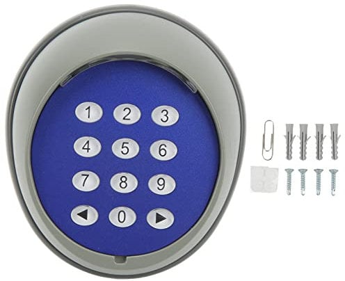 Wireless Gate Keypad Lock, Automatic Gate Keypad, Heavy Duty Security Entry Gate Wireless Keypad for Sliding Gate Opener, Electric Chicken Coop Doors, Home Entry Doors, Strong Signal