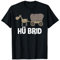 Hü Brid - Lustiges Hybrid Auto / Pferd T-Shirt