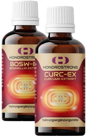 Hondrostrong Bosw-Ex + Curc-Ex | 30 ml Weihrauch & 30 ml Kurkuma Extrakt
