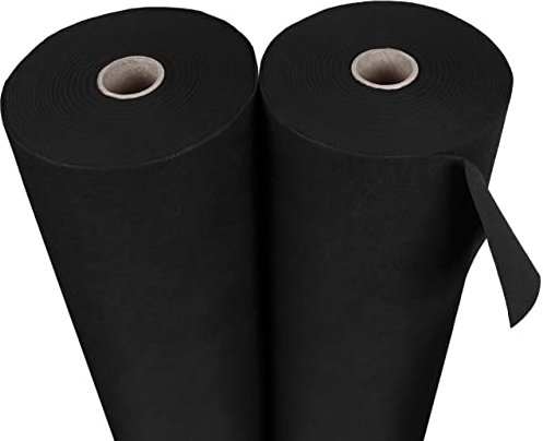 sarcia.eu Gartenvlies gegen Unkraut, Unkrautvlies Unkrautfolie Unkrautschutzvlies Schwarz 150g/m² mit hoher UV-Stabilisierung reißfest 5 m 1,1 m