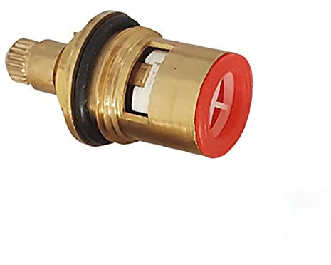Wasserhahnventil Drehverschluss Wasserhahn-Kartuschen, Keramik-Scheibenkartusche, Ersatz-Mischbatterie, inneres Wasserhahnventil, Vierteldrehung, 3/4 Zoll