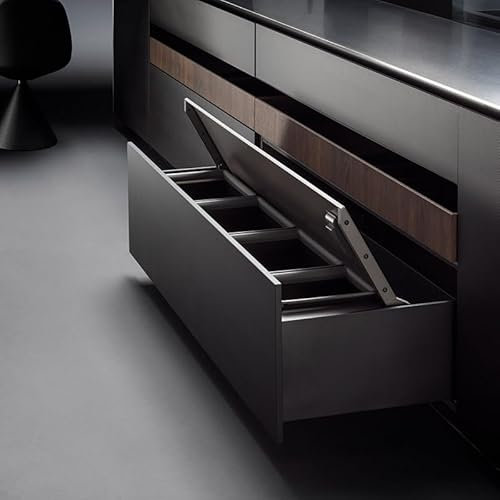 Poubelle automatique move bin pour tiroir - Contenance : 43 L - Largeur : 864 mm - Nombre de seaux : 3 - VIBO