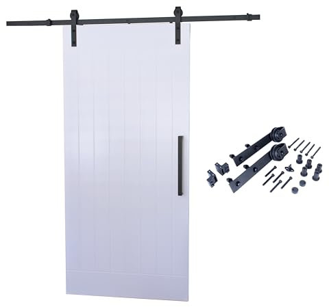 Herraje para Puerta Corredera, Negro, 2 Metros, con Accesorios
