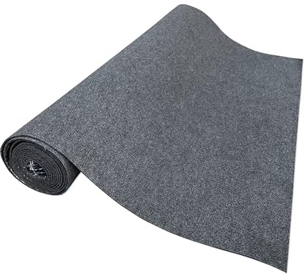 6 m² Selbstklebender Teppich Teppichboden Teppichbelag Bodenbelag Strapazierfähiger Wasserdicht – 120 cm x 500 cm (Dunkel)