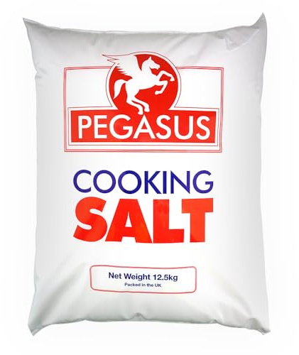 Pegasus Cooking Salt 12.5kg - Pure, Coarse Granules, Ideal for Cooking, Brining, and High-Volume Use - Bulk Salt for Seasoning and Preserving (Pack Of 1)
