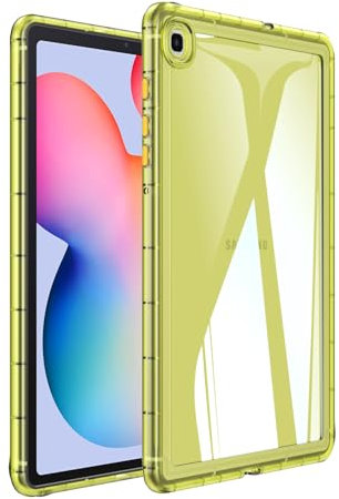 BARALARIQIU Funda para Huawei MediaPad M6 de 10.8 pulgadas, a prueba de golpes, delgada, suave, flexible, de silicona, transparente, funda protectora, color amarillo