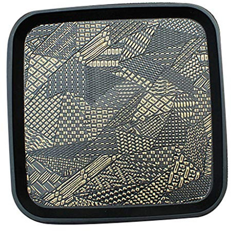 Vassoio da portata in plastica antiscivolo, 40 x 40 cm, ideale per casa, hotel, ristorante e caffetteria, vassoio quadrato per la colazione, forniture per ristoranti