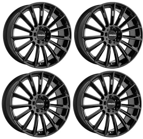 4x Carmani Felgen Alufelgen 17 Fritz 8x18 ET35 5x120 black kompatibel mit Opel Insignia