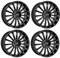 4x Carmani Felgen Alufelgen 17 Fritz 8x18 ET35 5x120 black kompatibel mit Opel Insignia