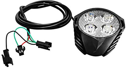 carotoe Elektrofahrrad Frontlichter mit Hupe Leistungsstarker E-Bike Scheinwerfer Scheinwerfer