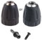 JOERBABU 0,8–10 mm Schnellspann-Bohrer-Konverter, 3/8 Zoll, 24UNF + 1/4-Zoll-Schaft-Adapter