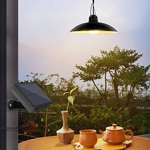 ZJchao Pavillon-Leuchten, Solarleuchte mit 16 LEDs, IP65, Solar-Schuppenleuchten für Pavillon, Schuppen, Garage, Scheune