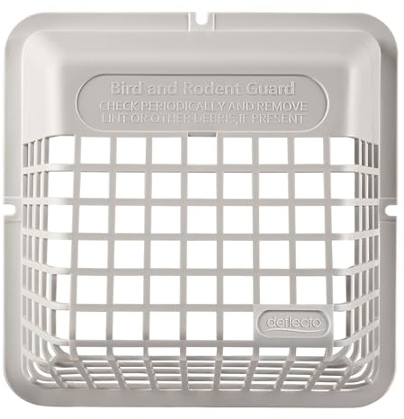 Deflecto Universal Bird Guard, Fits 3 to 4 Exhaust Vents, White (UBGWL)