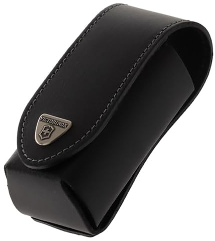 Victorinox, Gürteletui Leder, schwarz, Accessoires für Taschenmesser, Outdoor, Multifunktion