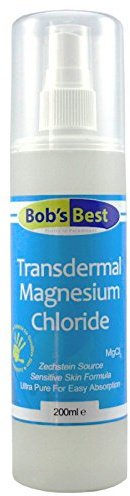 Magnesium Oil - Transdermal Magnesium Chloride - 15% Solution for Sensitive Skin - 200ml Spray