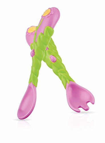 Nuby Flower Child Cutlery Set