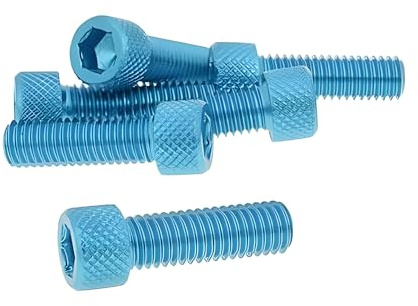 Screw Set 6 Pieces Hex Blue – M8 x 25