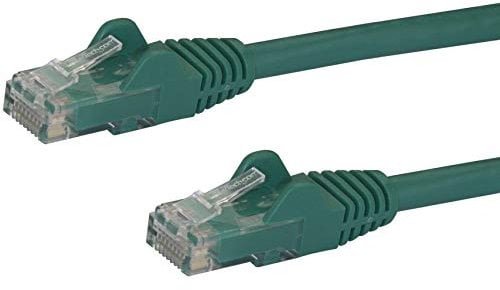 StarTech.com 1m CAT6 Ethernet Cable - Green CAT 6 Gigabit Ethernet Wire -650MHz 100W PoE++ RJ45 UTP Category 6 Network/Patch Cord Snagless w/Strain Relief Fluke Tested UL/TIA Certified (N6PATC1MGN)