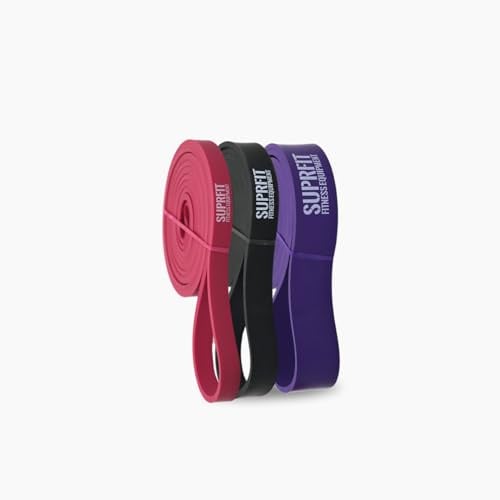 Suprfit Strength Bands - Vielseitige und extrem reissfeste Fitnessbänder aus 100% Multilayer Latex