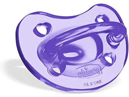Chicco Physio Forma Ciuccio in Silicone 16-36 Mesi, Gommotto Morbido e Delicato, Supporta la Respirazione Fisiologica e Favorisce il Corretto Sviluppo della Bocca, Colori Assortiti