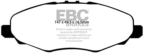 DP1924 Bremsbeläge ULTIMAX2 EBC Brakes für Toyota Innova AN40 Toyota COMMERCIAL HiLux Double Cab KUN15 HiLux Single Cab KUN15