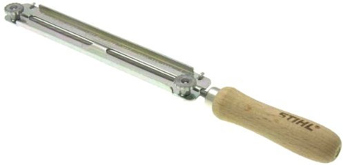 Stihl Genuine 5605 750 4329 5.2mm 13/64-inch File Holder Complete with File for Sharpening 3/8-inch Chain
