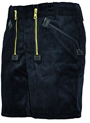 EIKO WESER Zunftshort Serie ZUNFT Classic Trenkercord Shorts Schwarz