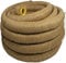 Doubleyou Geovlies & Baustoffe | Kokosdrainage | Drainagerohr mit Kokosummantelung | DN50 Gelocht | 5 Meter | Flexibles PVC-U Dränrohr | DIN 1187 | Effektive Entwässerung für Keller, Garten und mehr