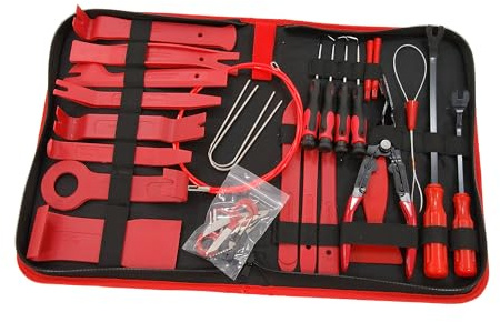 Neilsen CT6764 42pc Trim Removal Tools Set with Door Lining Pliers, Radio Removal Keys, Terminal Needle Removers and Plastic Dismantling Tools