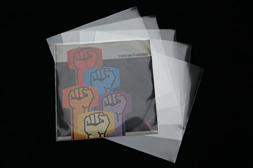 200 Stück Premium Single Schutzhüllen hoch transparent 185x185 mm Vinyl 7 Zoll Sleeve