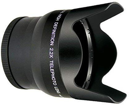 Canon EF-S 18–200 mm f/3.5–5.6 IS USM 2.20 X de haute qualité Super Téléobjectif (Cet objectif se fixe sur le dessus du Canon EF-S 18–200 mm f/3.5–5.6 IS USM Objectif)