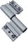 FAPIM GAU05095 Paumelle Porte Lourde alu Noir ral 9005-pour Jeu de 17-5681/37