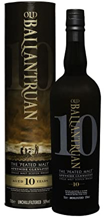 Old Ballantruan 10 Years Old THE PEATED MALT Single Malt Scotch Whisky 50%, Volume 0.7 l in Geschenkbox